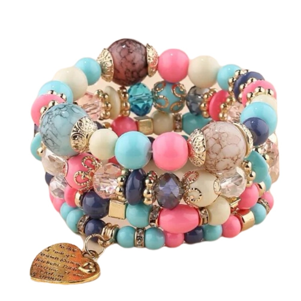 Multicolor 4pc Bracelet